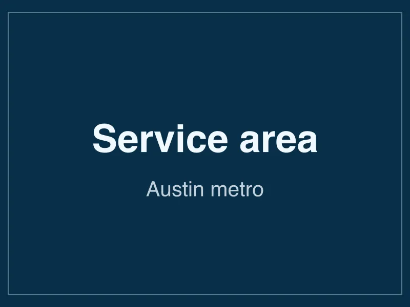 Map of the BlueFlow Plumbing service area
